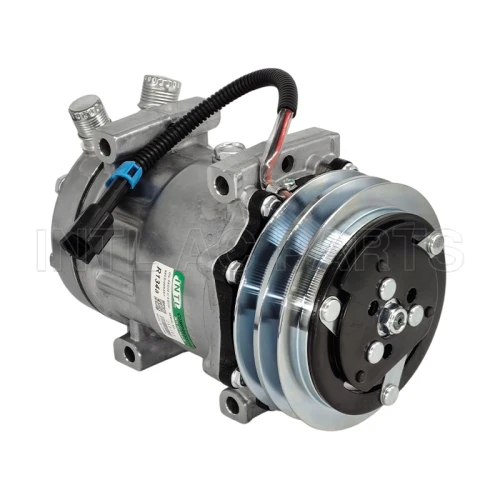 Sanden 4780 4654 4626 SD7H15 2PK 132mm AC compressor for Freightliner Navistar Kenworth Mack Peterbilt Volvo