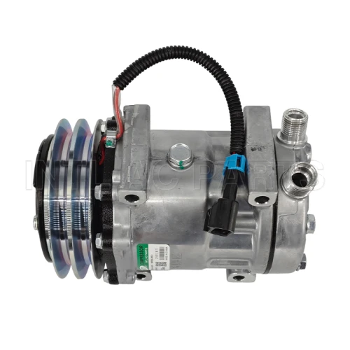 Sanden 4780 4654 4626 SD7H15 2PK 132mm AC compressor for Freightliner Navistar Kenworth Mack Peterbilt Volvo