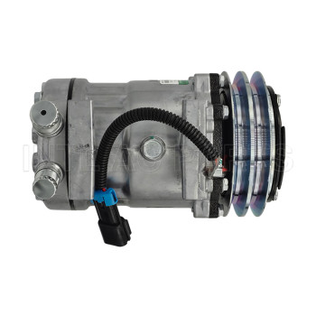 Sanden 4780 4654 4626 SD7H15 2PK 132mm AC compressor for Freightliner Navistar Kenworth Mack Peterbilt Volvo