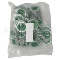 HNBR GREEN A/C Compressor Sealing Washer Kit 27.9*15.5*1.2mm