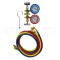 R12 R134A High quality copper body Manifold gauge (1.5M tube)