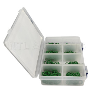 auto ac air conditioning O-ring 320 pcs /box kit cases green color 8 sizes