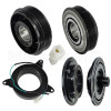 DENSO 10P30C/10PA30C ac compressor magnetic clutch assembly 7pk pulley for Toyota Coaster/mini bus 447220-1472 447300-0611