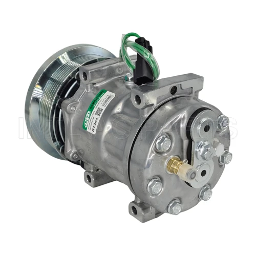 SD7H15 Auto Ac Compressor Caterpillar excavator Sanden 4301 1630872 3949671 RC.600.116