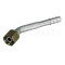 #5 45 degree aluminum auto air conditioning hose fitting hose barb fitting AC barb fitting hose splicer female