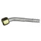 #5 45 degree aluminum auto air conditioning hose fitting hose barb fitting AC barb fitting hose splicer female