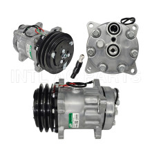 RC.600.057 A/C Compressor 7H15 8 Ears Suction and Rear Discharge Coupling - 24 Volts Pulley 2A 132mm R134a