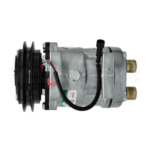 Car Auto AC Compressor Ford-New Holland B95 Backhoe MD HEAD HOR#1X14&1X14