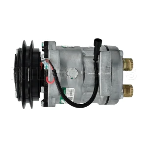 Car Auto AC Compressor Ford-New Holland B95 Backhoe MD HEAD HOR#1X14&1X14