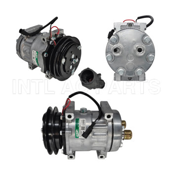 Car Auto AC Compressor Ford-New Holland B95 Backhoe MD HEAD HOR#1X14&1X14