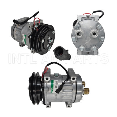 Car Auto AC Compressor Ford-New Holland B95 Backhoe MD HEAD HOR#1X14&1X14
