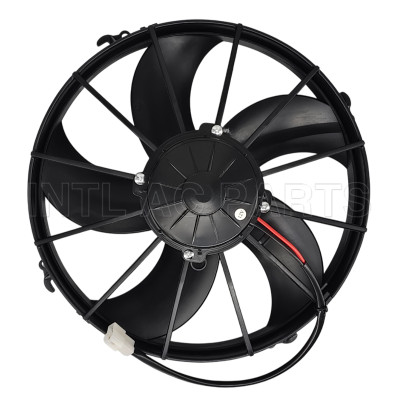 330MM 12V 160W 5 crooked blade Push Micirobus Cooling fan