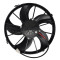 330MM 12V 160W 5 crooked blade Push Micirobus Cooling fan