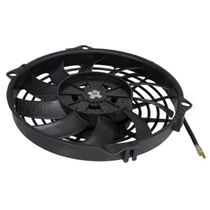 9 inch Electric Cooling Condenser Fan 24V 80W Round Frame With 10 Straight Blade Factory Price