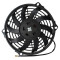 9 inch Electric Cooling Condenser Fan 24V 80W Round Frame With 10 Straight Blade Factory Price