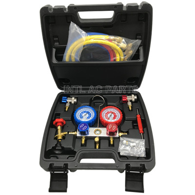 R134a  R12 R22  AUTO AIR CONDITIONER MANIFOLD GAUGE SET