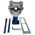 New clamshell pipe press equipped with 6 tons jack