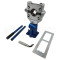 New clamshell pipe press equipped with 6 tons jack