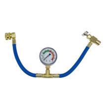 R134a R22 R410a R404a Refrigerant Charging Hose with Gauge Recharge Measuring Tool