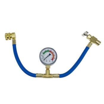 R134a R22 R410a R404a Refrigerant Charging Hose with Gauge Recharge Measuring Tool