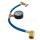 R134a R22 R410a R404a Refrigerant Charging Hose with Gauge Recharge Measuring Tool