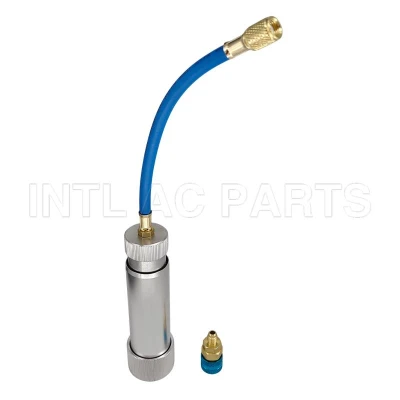 A/C Oil & Dye Injector+Low R12 / R134A Quick Coupler Injection Adapter Kit
