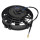 8 inch Electric Cooling Condenser Fan 24V 80W round frame with 10 straight blade