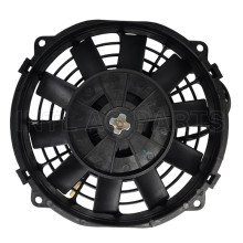 8 inch Electric Cooling Condenser Fan 24V 80W round frame with 10 straight blade