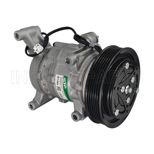 INTL-XZC604R H12A1 air ac conditioning compressor 6PK 124MM 12V 10S PISTON