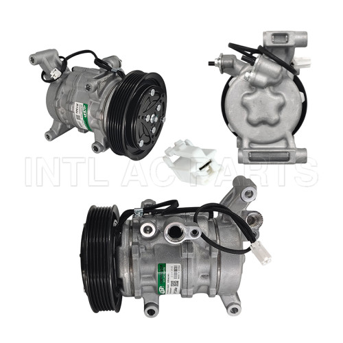 INTL-XZC604R H12A1 air ac conditioning compressor 6PK 124MM 12V 10S PISTON