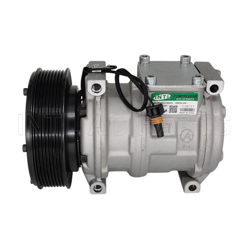 10PA17C A/C Compressor WITHOUT TOP FITTING CAP for JOHN DEERE ANY MODELS RC.600.306 8PK 139MM