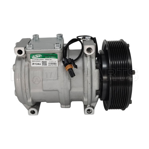 10PA17C A/C Compressor WITHOUT TOP FITTING CAP for JOHN DEERE ANY MODELS RC.600.306 8PK 139MM