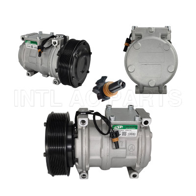 10PA17C A/C Compressor WITHOUT TOP FITTING CAP for JOHN DEERE ANY MODELS RC.600.306 8PK 139MM