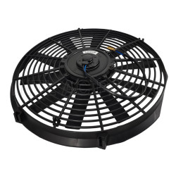 14 inch 12V 80W round frame with 10 straight blade Cooling Fan