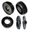 7H15 AC compressor magnetic clutch 1987-1989 Ford Mustang 6PK 12V