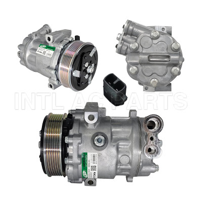 6V12 auto ac compressor 6PK 110-114MM 12V