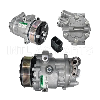 6V12 auto ac compressor 6PK 110-114MM 12V