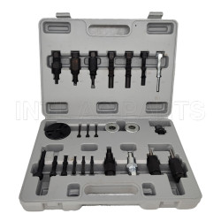 AUTO A/C COMPRESSOR CLUTCH HUB PULLER INSTALLER KIT Deluxe Clutch Hub Puller/Installer Kit AC Compressor clutch installer