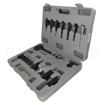 AUTO A/C COMPRESSOR CLUTCH HUB PULLER INSTALLER KIT Deluxe Clutch Hub Puller/Installer Kit AC Compressor clutch installer