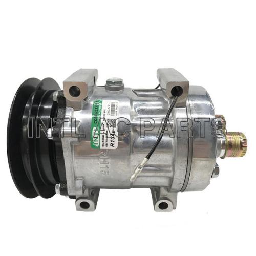 Sanden 7H15 12V 1PK Air Conditioning Compressor Ford-New Holland B95 Backhoe  Compressor