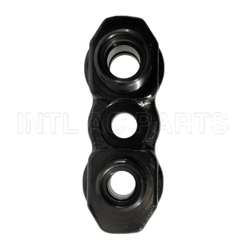 CONNECTOR TUBE TM Style Zexel A/C compressor Fitting Adapter Horizontal O-ring Port/Tube manifold fitting 3/4 Inch x 7/8"