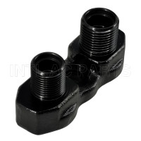 CONNECTOR TUBE TM Style Zexel A/C compressor Fitting Adapter Horizontal O-ring Port/Tube manifold fitting 3/4 Inch x 7/8"