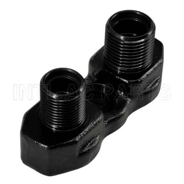 CONNECTOR TUBE TM Style Zexel A/C compressor Fitting Adapter Horizontal O-ring Port/Tube manifold fitting 3/4 Inch x 7/8"