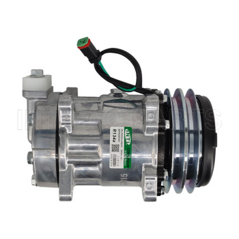 SD7H15 Auto A/C Compressor Block Chenglong H7 2A 132MM 24V