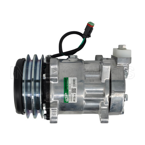 SD7H15 Auto A/C Compressor Block Chenglong H7 2A 132MM 24V