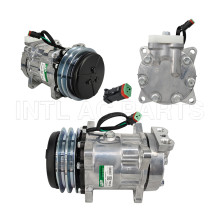 SD7H15 Auto A/C Compressor Block Chenglong H7 2A 132MM 24V