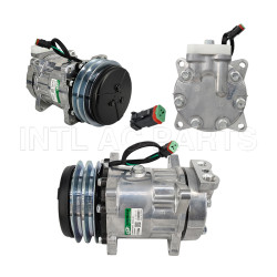 SD7H15 Auto A/C Compressor Block Chenglong H7 2A 132MM 24V