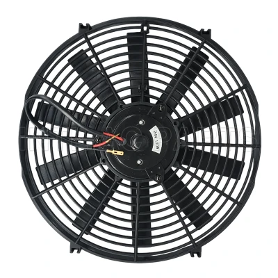 Auto AC Fan 14 inch 24V 120W round frame with 10 straight blade Cooling Fan