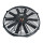 Auto AC Fan 14 inch 24V 120W round frame with 10 straight blade Cooling Fan
