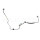 5C0820741C air conditioning ac Tube/Hose Assemblies & line pipe/pipes 2010 VW JETTA PASSAT